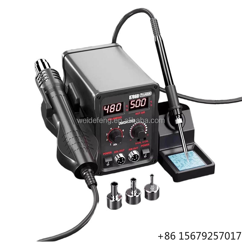 2 In 1 Soldering Rework Station 750W - Electric Rework Station with LED Display