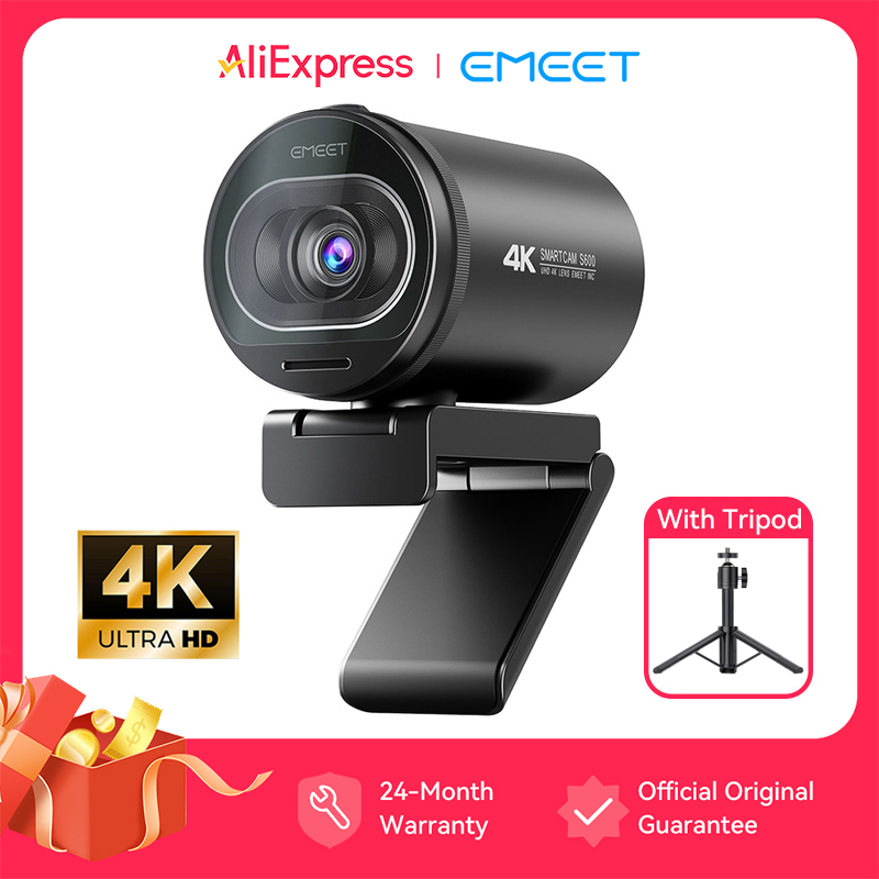4K Microscope Camera Sony Sensor - 4K Webcam EMEET S600 SmartCam With