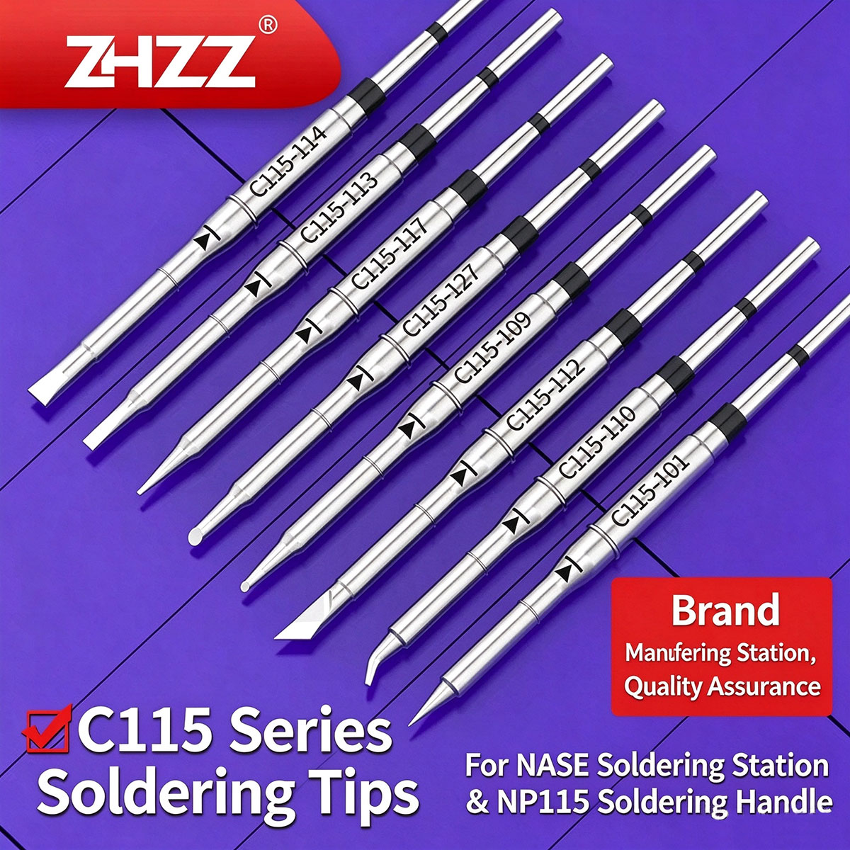C115 Soldering Iron Tips C115- - C115 Nano Soldering Iron Station recension och pris