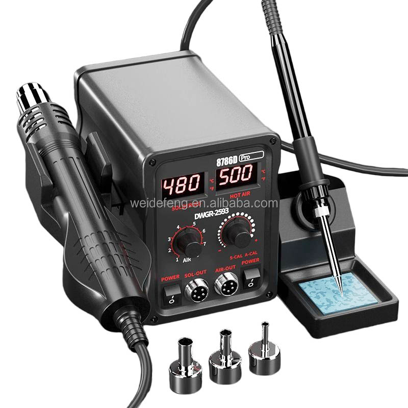 Electric Rework Station with L - 2 In 1 Soldering Rework Station 750W recension och pris