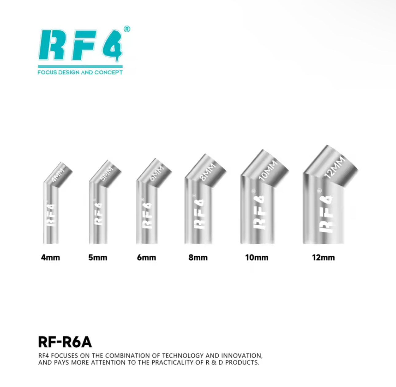 RF4 RF-R6A/B 6 in 1 Diagonal A - Hot Air Rework Station 861Dw recension och pris