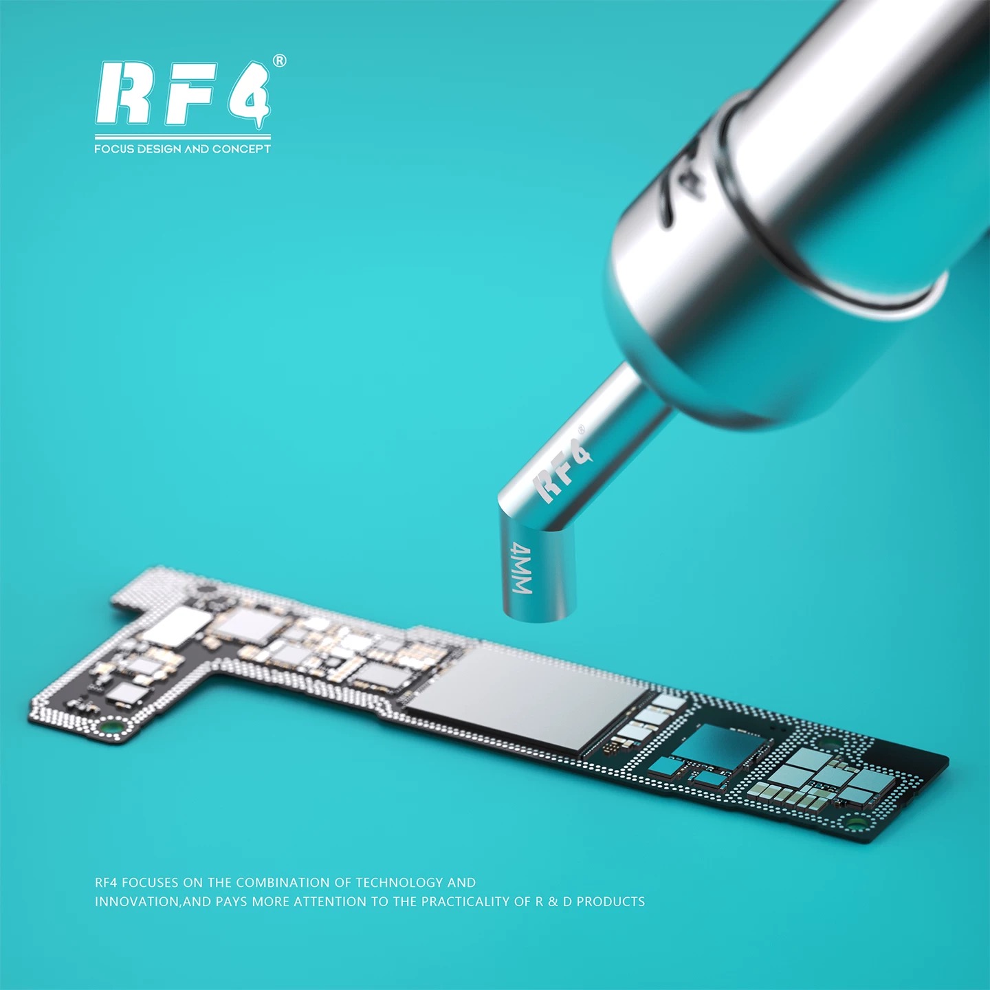 RF4 RF-R6A/B 6 in 1 Diagonal A - Hot Air Rework Station 861Dw recension och pris