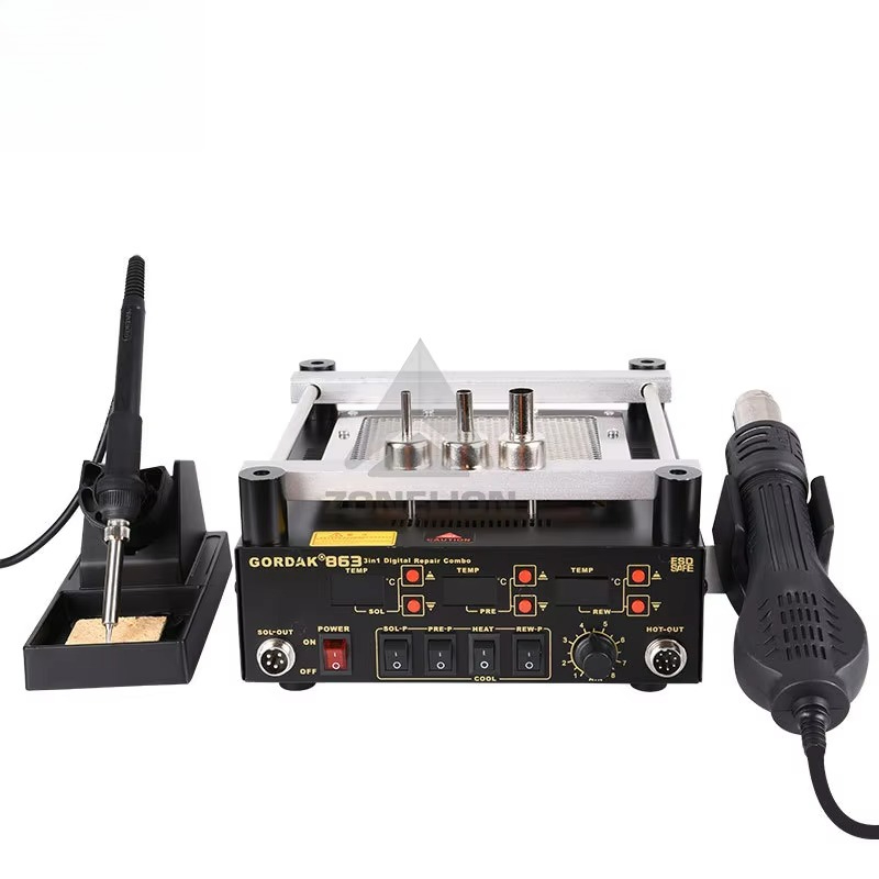 3 In 1 Digital Hot Air Heat Gu - Infrared Bga Rework Station recension och pris