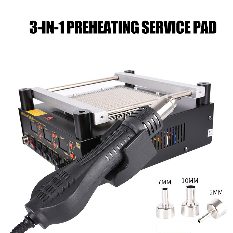 3 In 1 Digital Hot Air Heat Gu - Infrared Bga Rework Station recension och pris